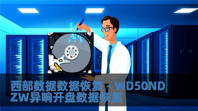 西部數據數據恢復 - WD50NDZW異響開盤數據恢復